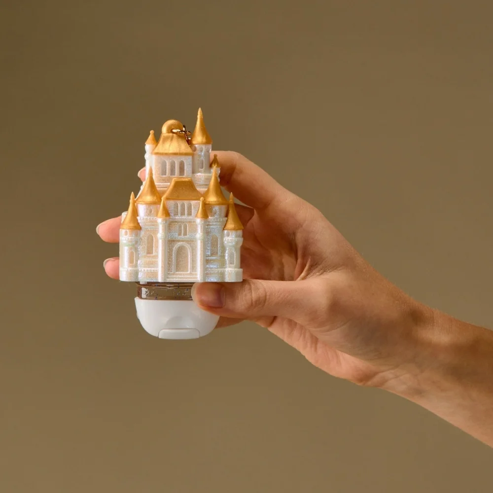 Disney Princess Life's a Fairytale Light Up Castle Pocketbac Sanitizer Holder